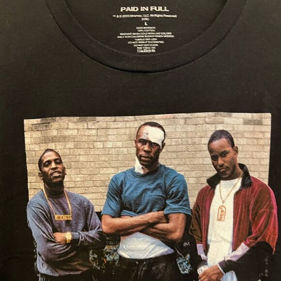 Retro Men’s Paid In Full Movie T-shirt. Size Large. - Picture 2 of 9